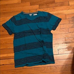 Old Navy Men's Blue Striped Tee